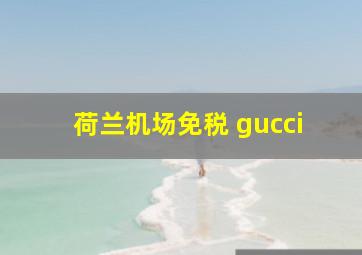 荷兰机场免税 gucci